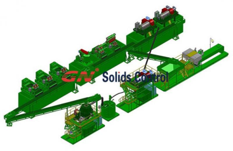 Modular Drilling Cuttings Waste Management Equipment for China TOP Oil Company