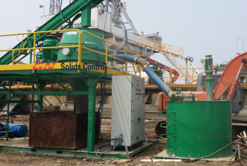 Water based mud drilling waste management system for CNPC & Sinopec